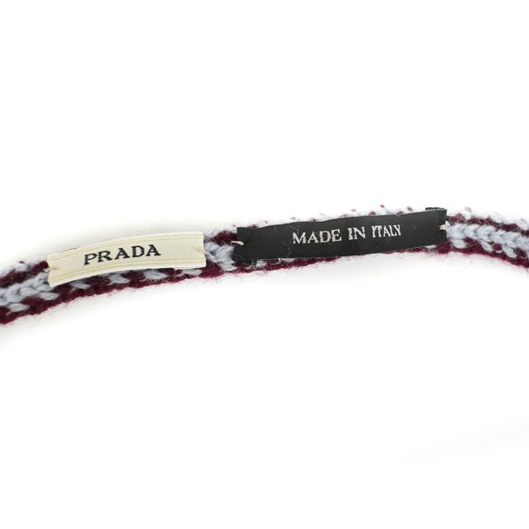 PRADA: Black & Red, Crochet Beaded Necklace (mn) - Picture 5 of 5
